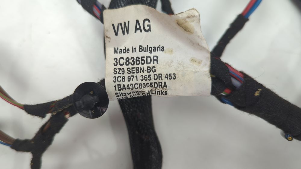 Джгут проводів сидіння переднього лівого Volkswagen CC 2013 - 2017 (1st Gen (35) restyle) 3C8971365DR 1035271 фото