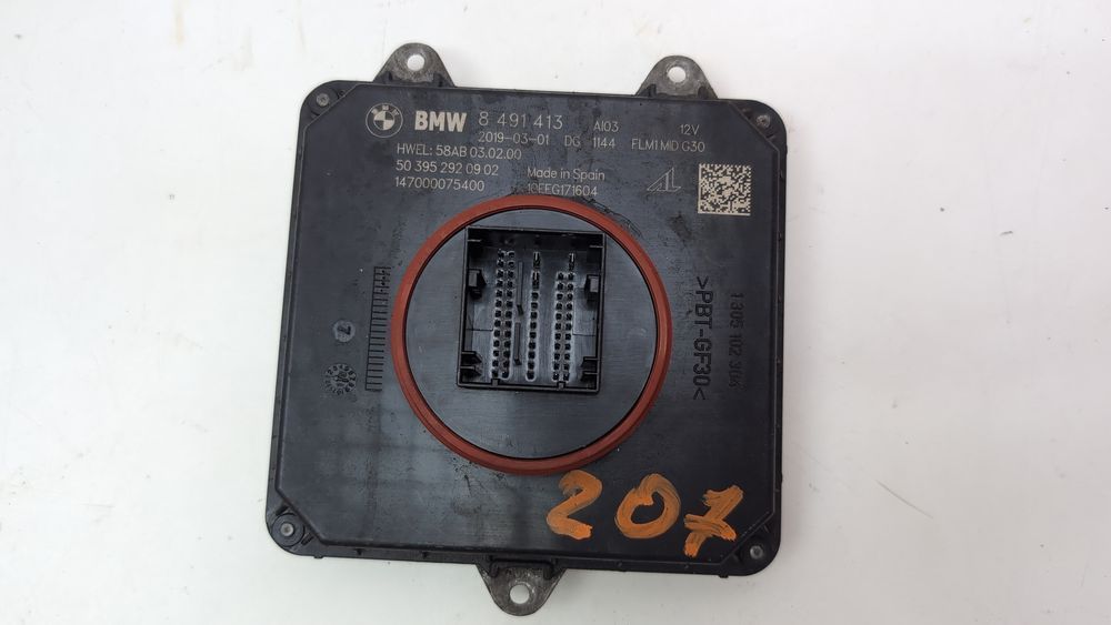 Блок управления передними фарами, ЭБУ BMW 5 Series 2017-2020 (G30) 63117472771 1101382 фото