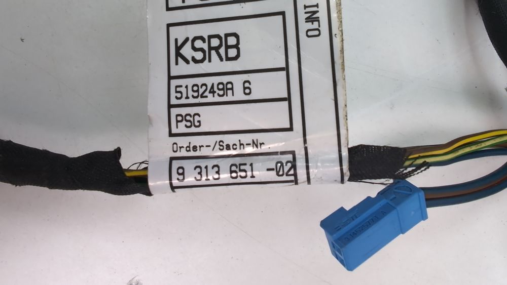 Жгут проводов передней правой двери BMW 3 Series 2016-2018 (F30 Restyle rest) 61129313645 1093352 фото
