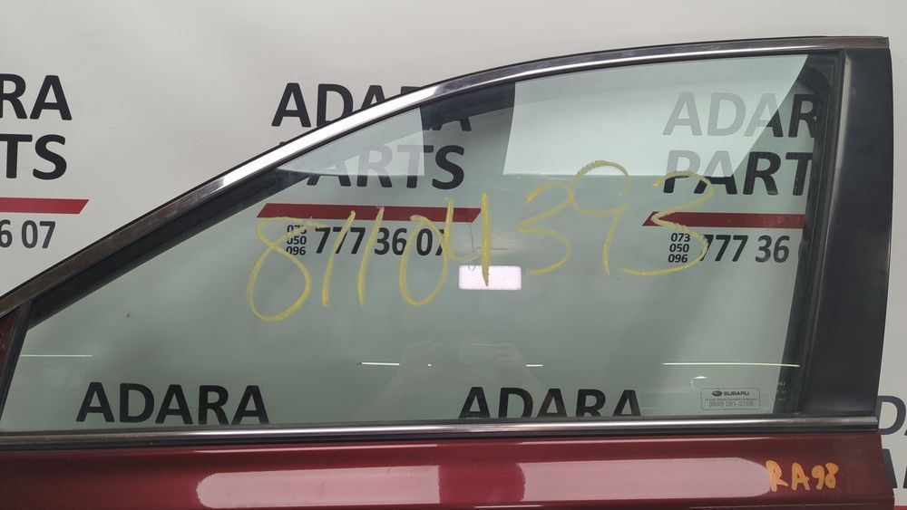 Скло дверей перед лев Subaru Outback 2010-2012 (B14(BR)) 61011AJ01A 1046779 фото