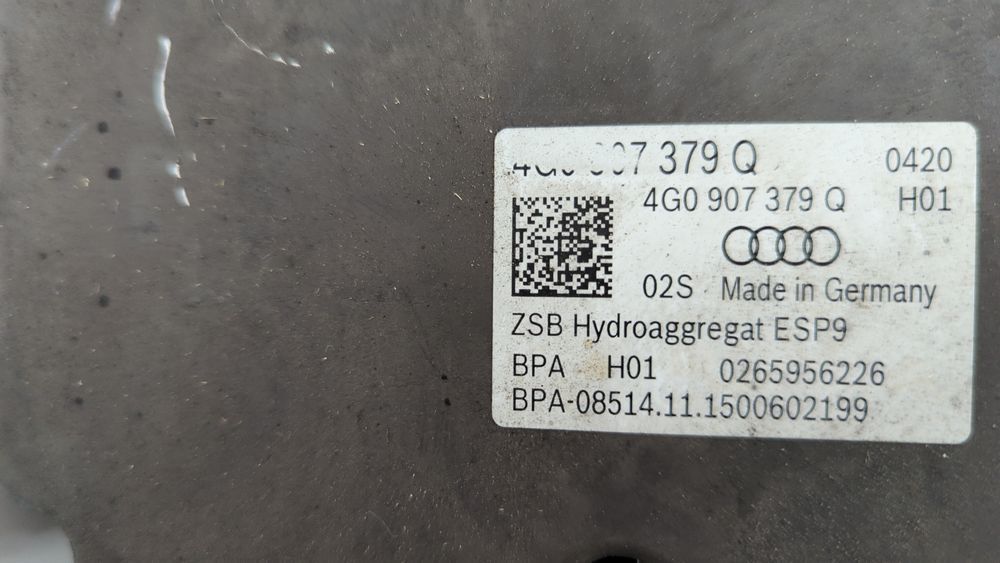 Блок АБС Audi A6 2016-2018 (C7 restyle) 4G0614517AJBEF 1033173 фото