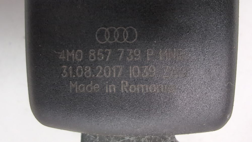 Замок ременя безпеки третього ряду сидінь Audi Q7 2017-2019 (4M) 4M0857739PMNB 1079874 фото