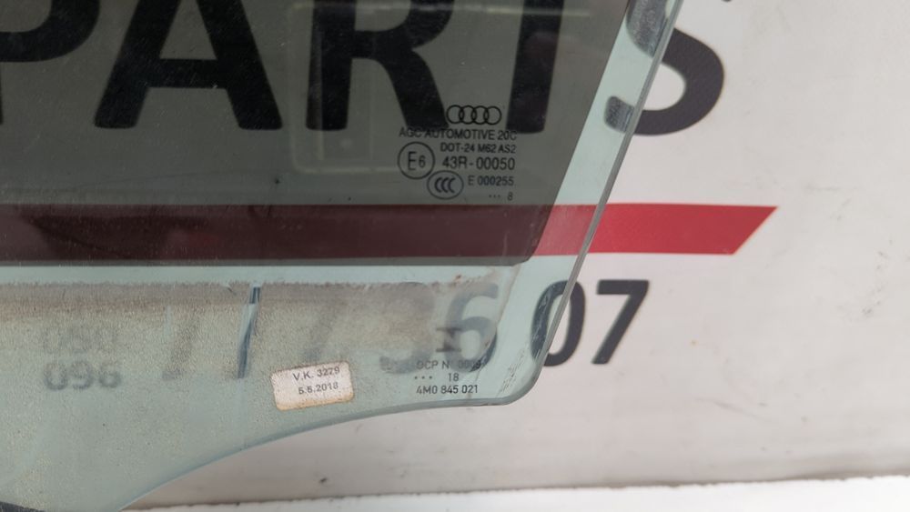 Скло дверей передньої лівої Audi Q7 2017-2019 (4M) 4M0845021 1054292 фото